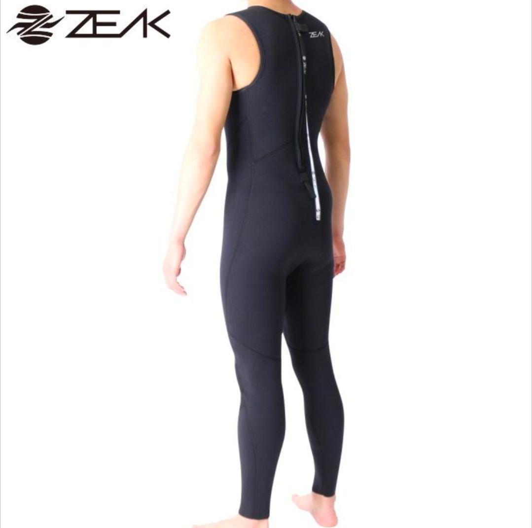 ZEAK ブラック ロングジョンウェットスーツ　LW