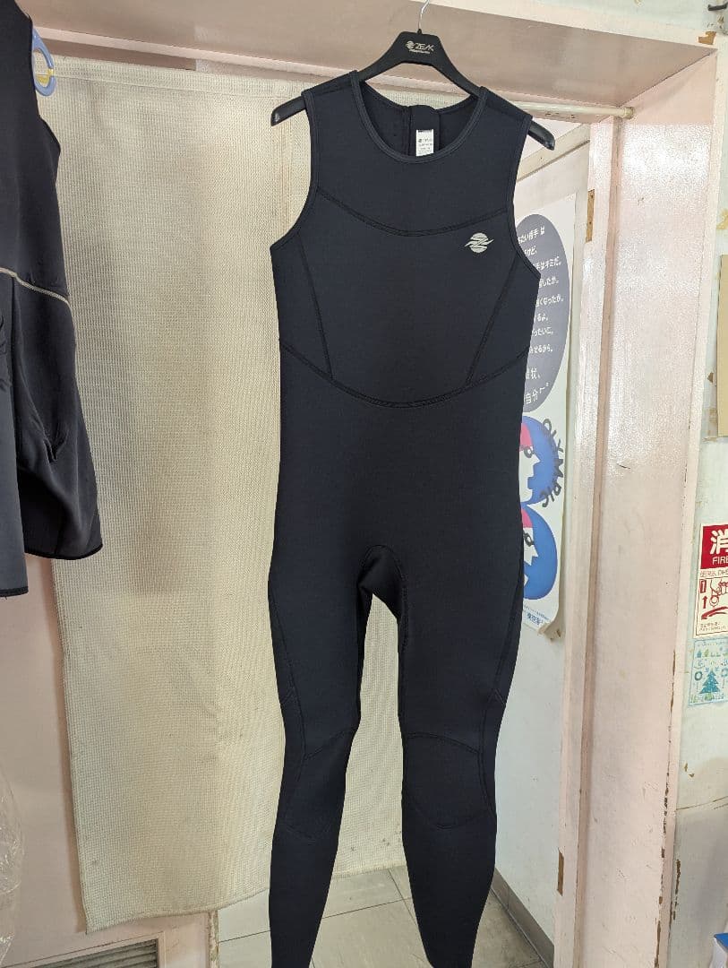 ZEAK ブラック ロングジョンウェットスーツ　LW