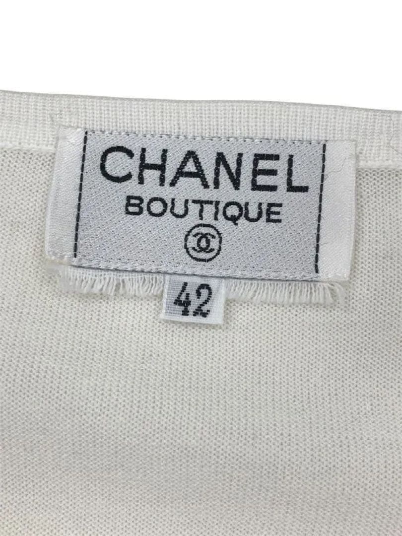 シャネル　正規品　ボーダー　半袖カットソー　Tシャツ