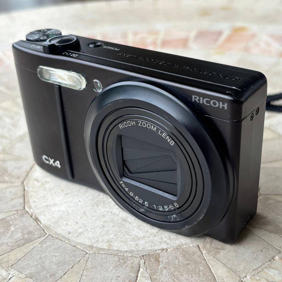 RICOH リコー CX4 コンパクトデジタルカメラ ブラック