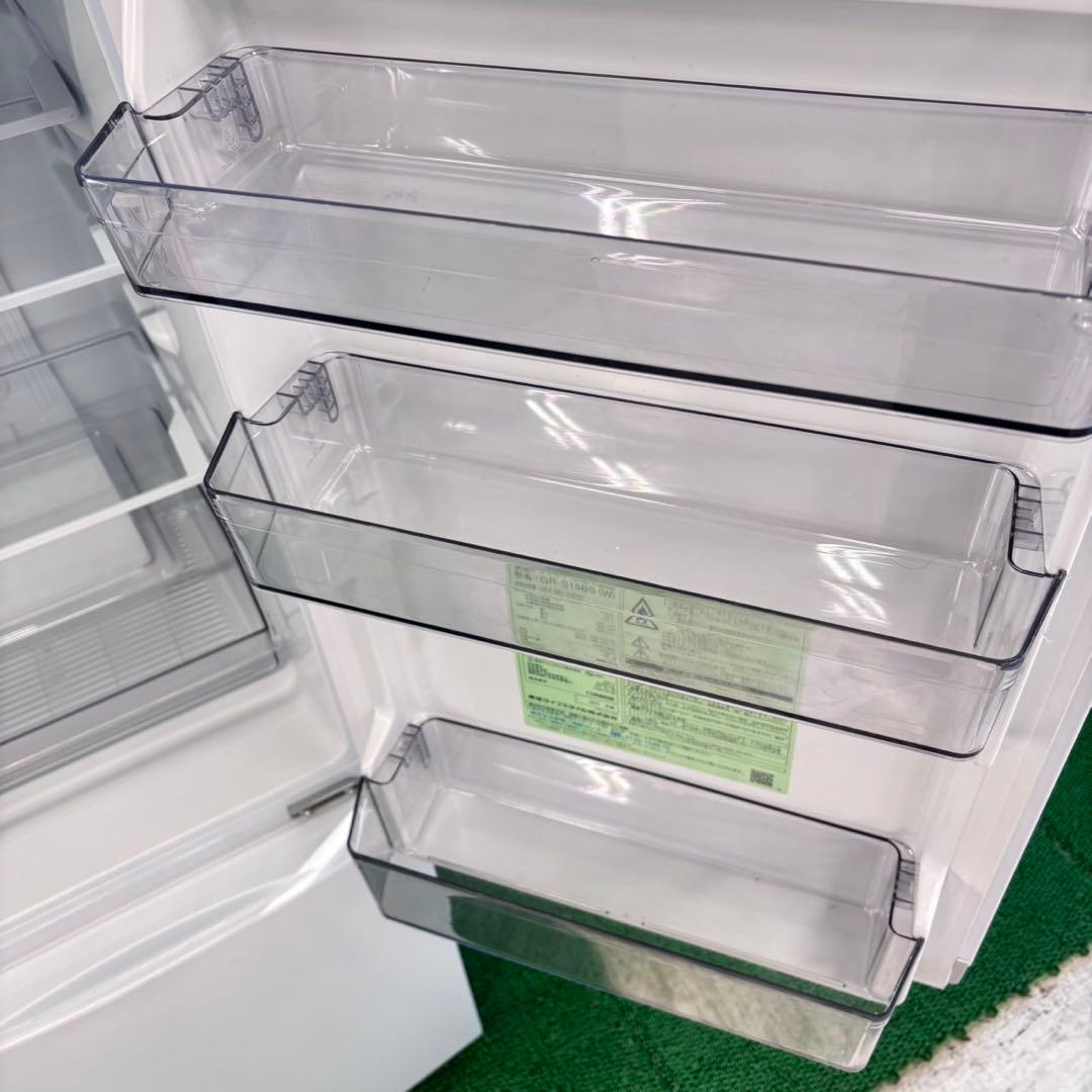 730 東芝　ホワイト　冷蔵庫　153L 100L　右開き　2ドア　大きめ　保証