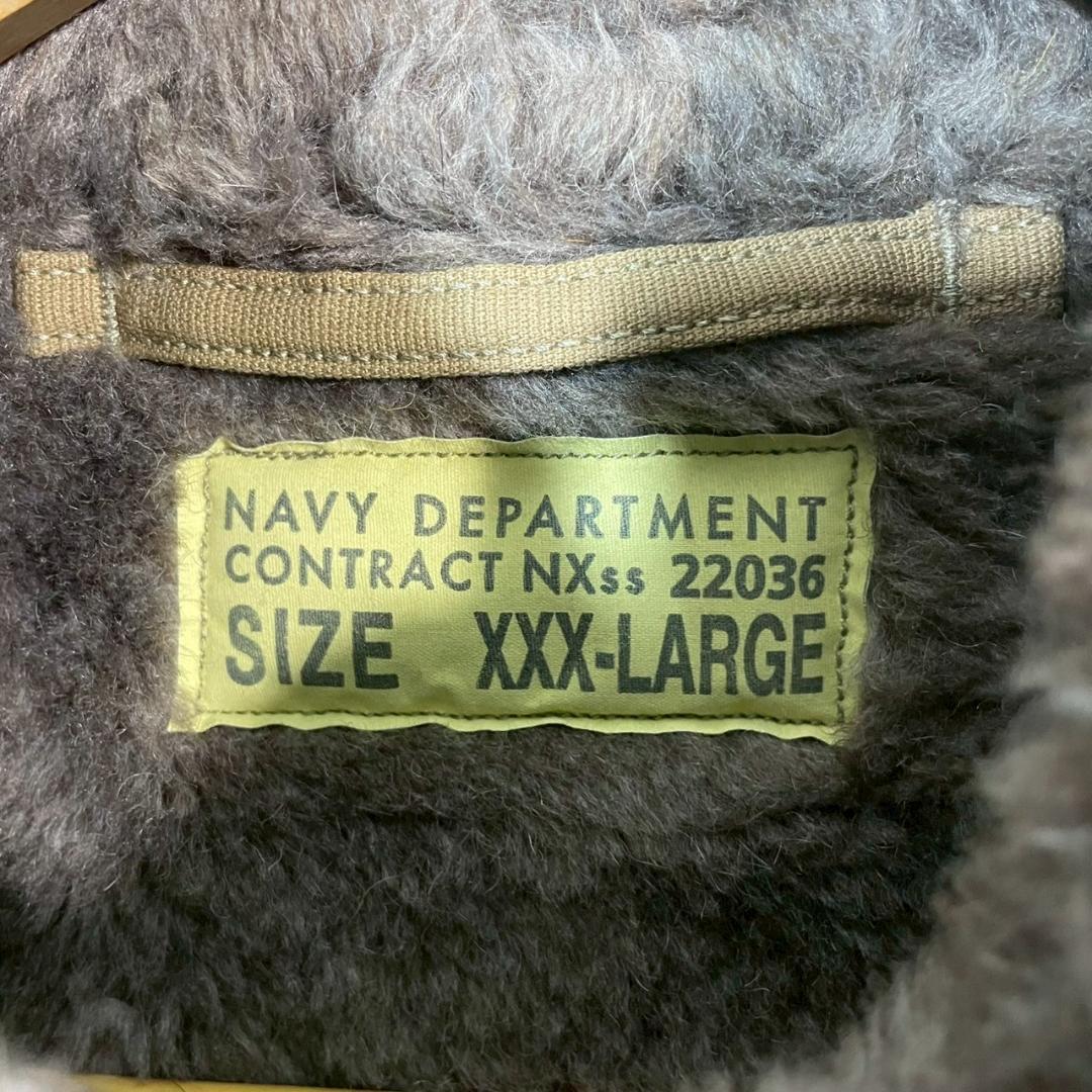 【定番人気】US NAVY N-1 デッキジャケット XXXL 中古