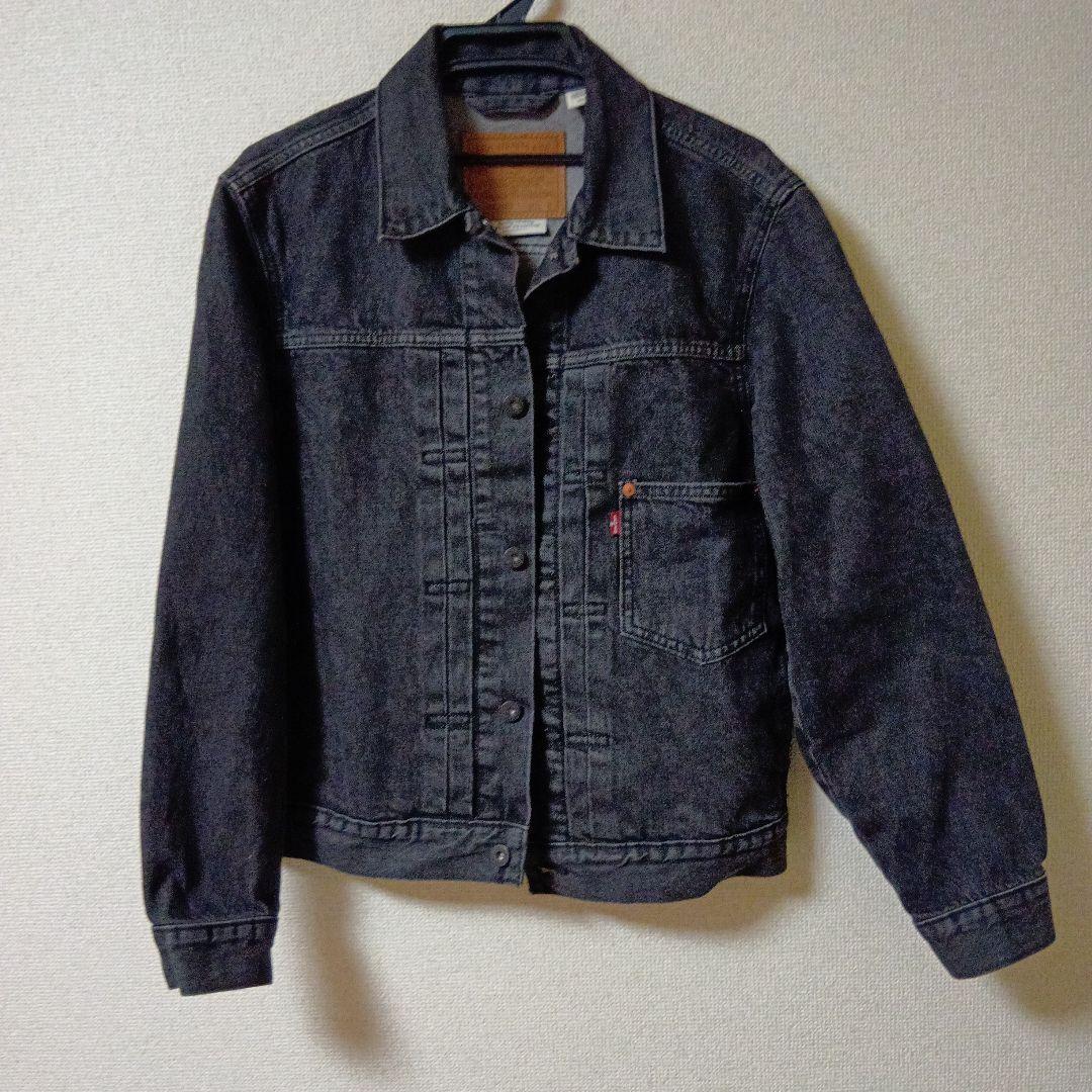 Levi's TYPE 1 デニムジャケット ブラック S（М）