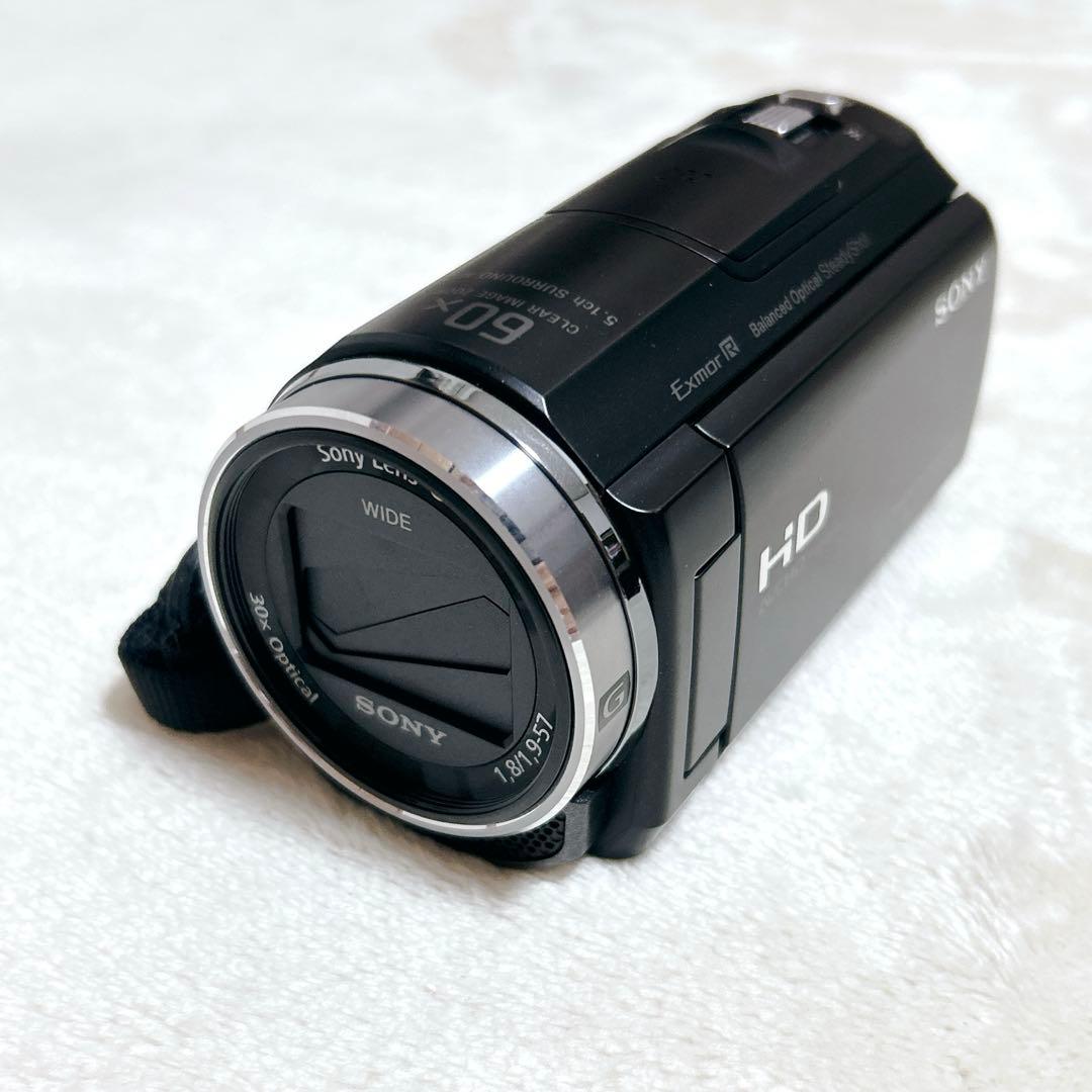 ✨美品✨ SONY HDR-CX535 ビデオカメラ　動作品 ブラック 黒