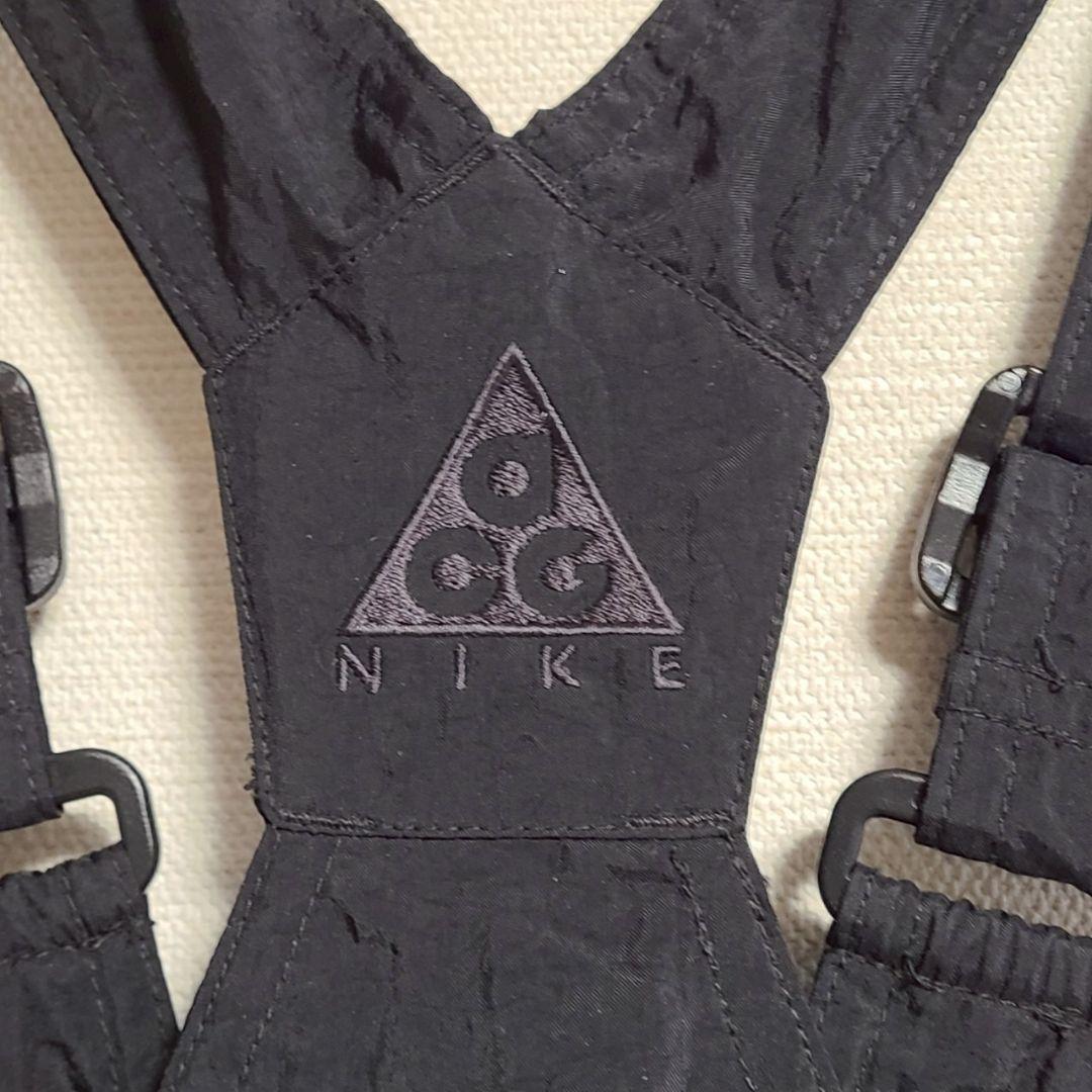 ナイキ NIKE ACG オーバーオール サロペットパンツ ナイロン XS 黒