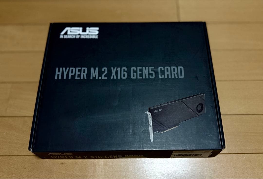 ⭐️極美品 ASUS Hyper M.2 x16 Gen5 カード