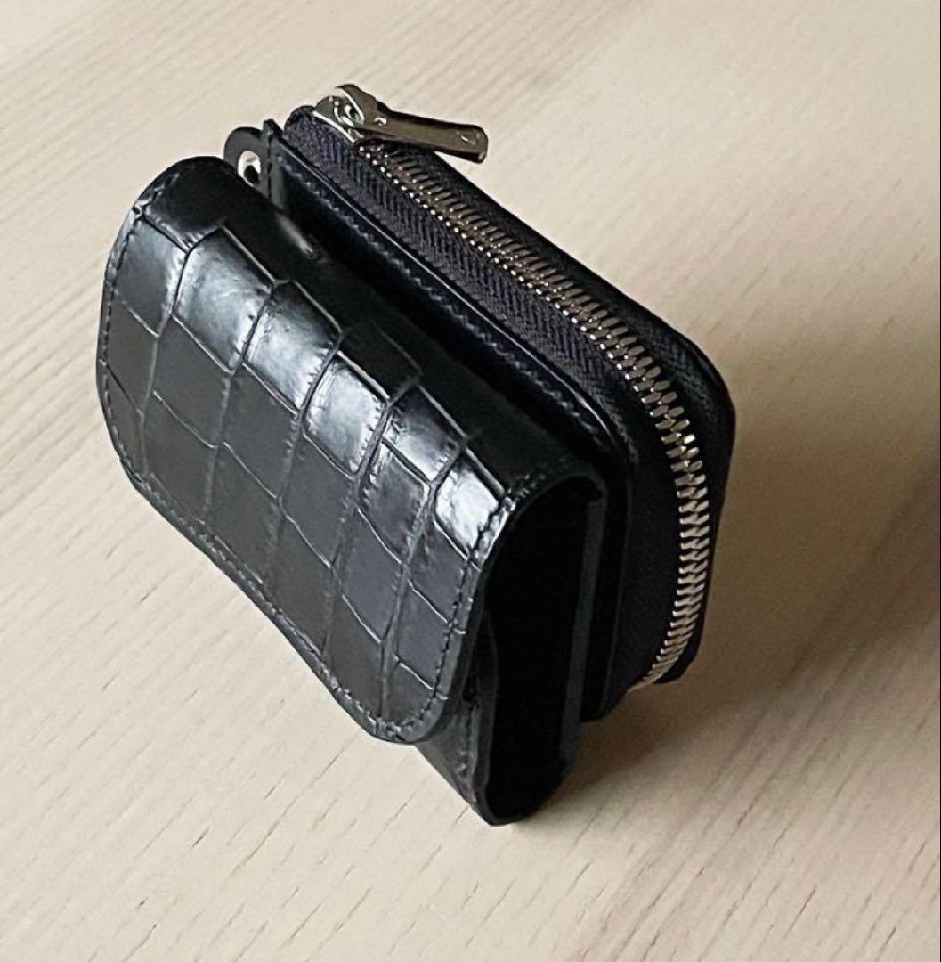 クロコ キーケース ミニウォレット hasegawa handcrafted