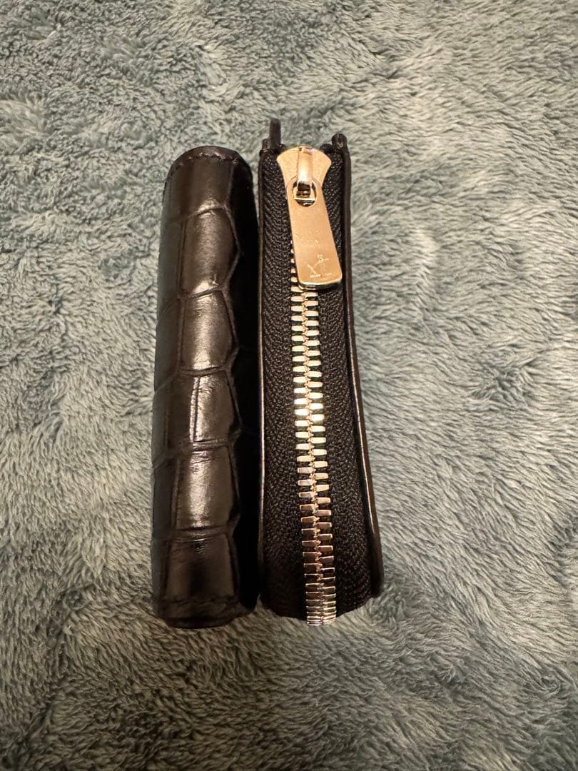 クロコ キーケース ミニウォレット hasegawa handcrafted