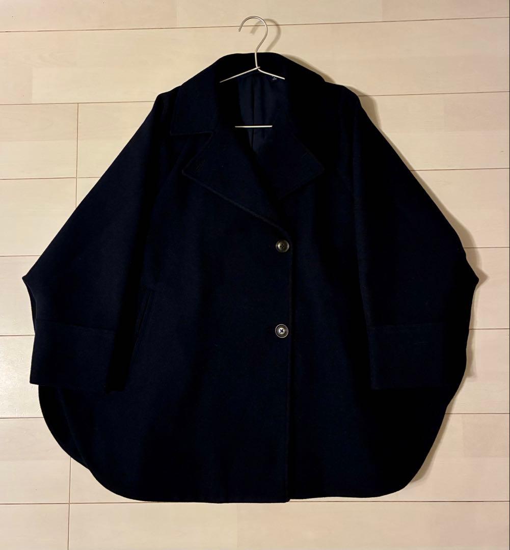 GU コージーメルトンケープコート　S