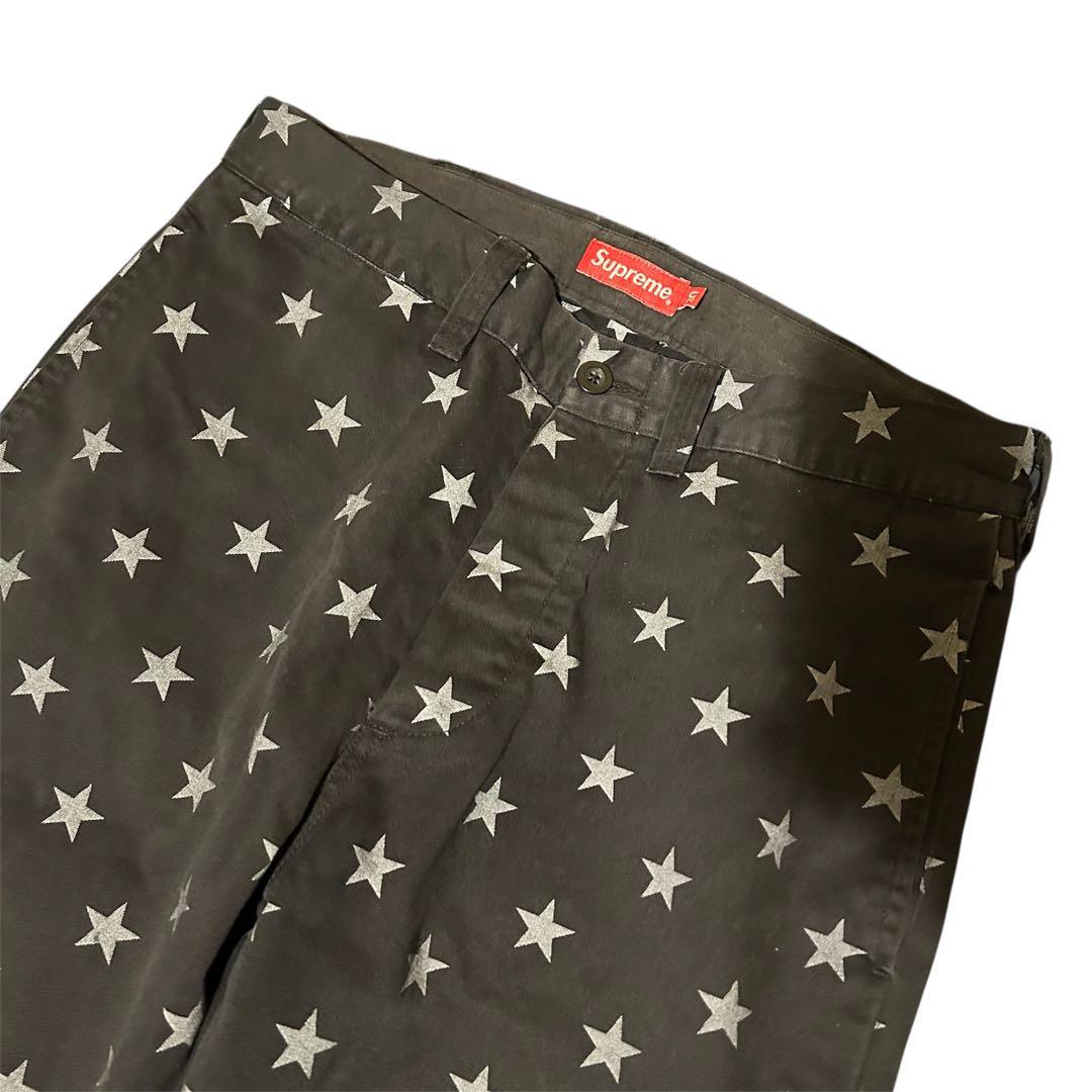 パンツ supreme chino pants star 30 black