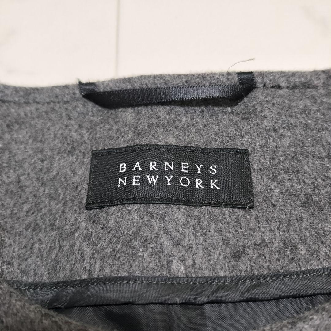 バーニーズニューヨーク　カシミヤ100%　ケープコート　ポンチョ　グレー