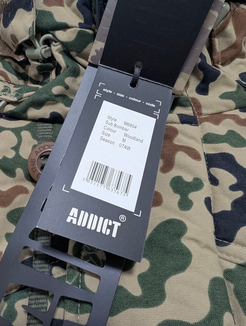 未使用 ADDICT 迷彩柄 ミリタリージャケット M