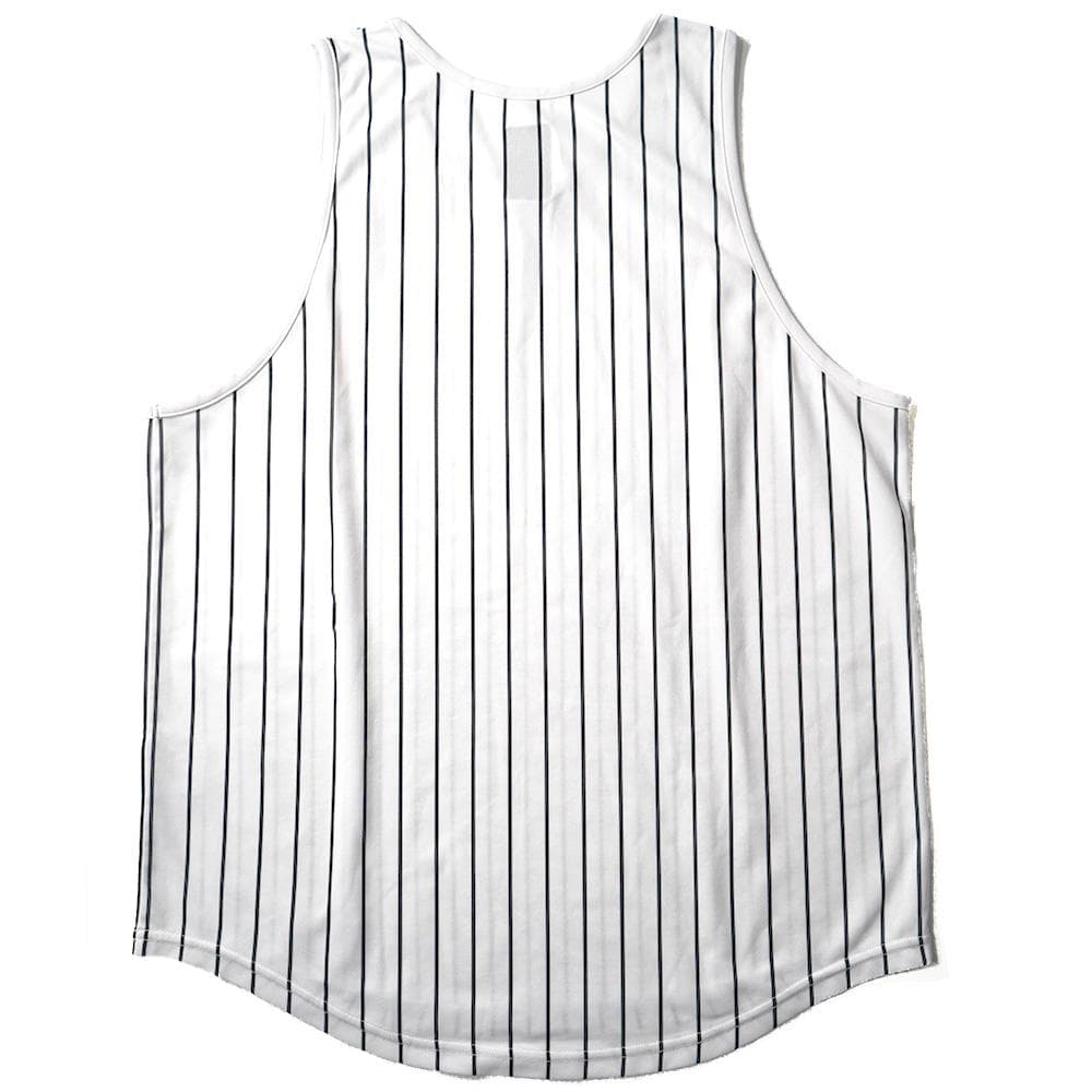 より ballaholic ボーラホリック タンクトップ 白 紺　XL