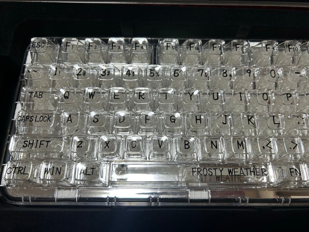 YUNZII CoolKiller CK9 透明キーボード　ホッキョクグマ