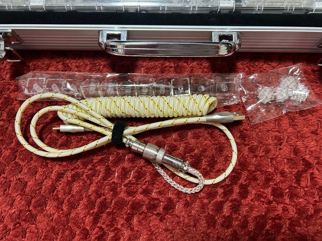 YUNZII CoolKiller CK9 透明キーボード　ホッキョクグマ