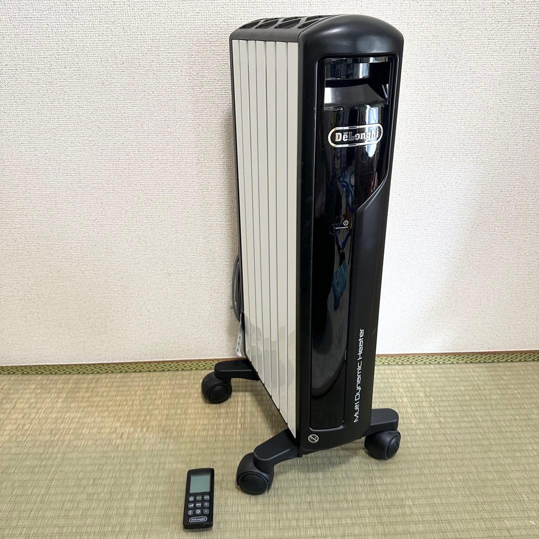 【美品】デロンギ　MDH09-BK オイルヒーター 900W リモコン付き