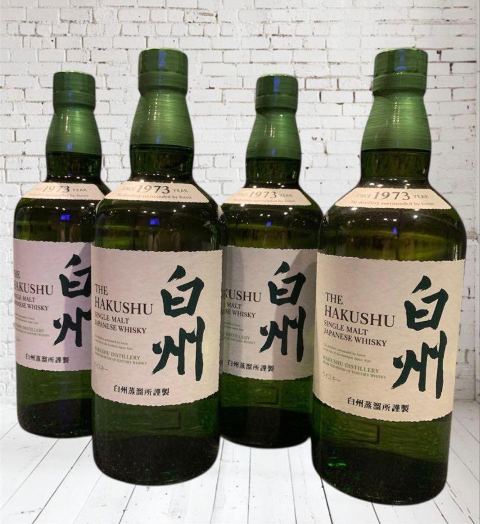 白州 シングルモルトウイスキー 4本セット 700ml週末限定