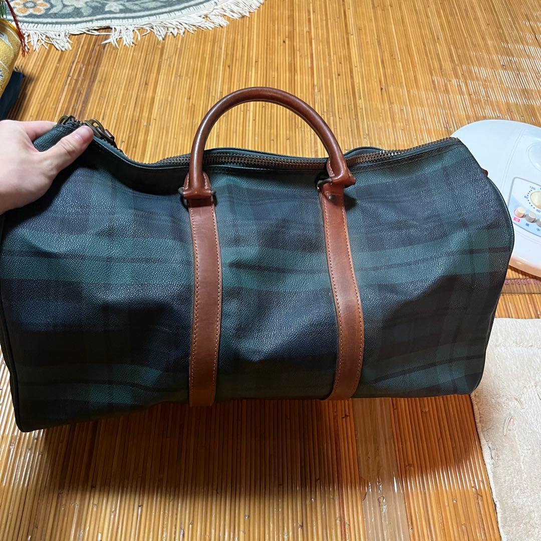 RALPH LAUREN ラルフローレン ボストンバッグ 2way チェック