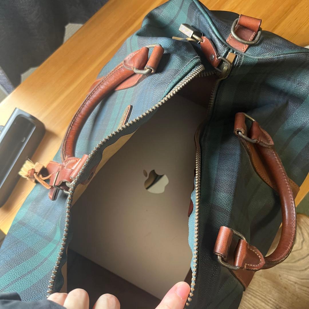 RALPH LAUREN ラルフローレン ボストンバッグ 2way チェック