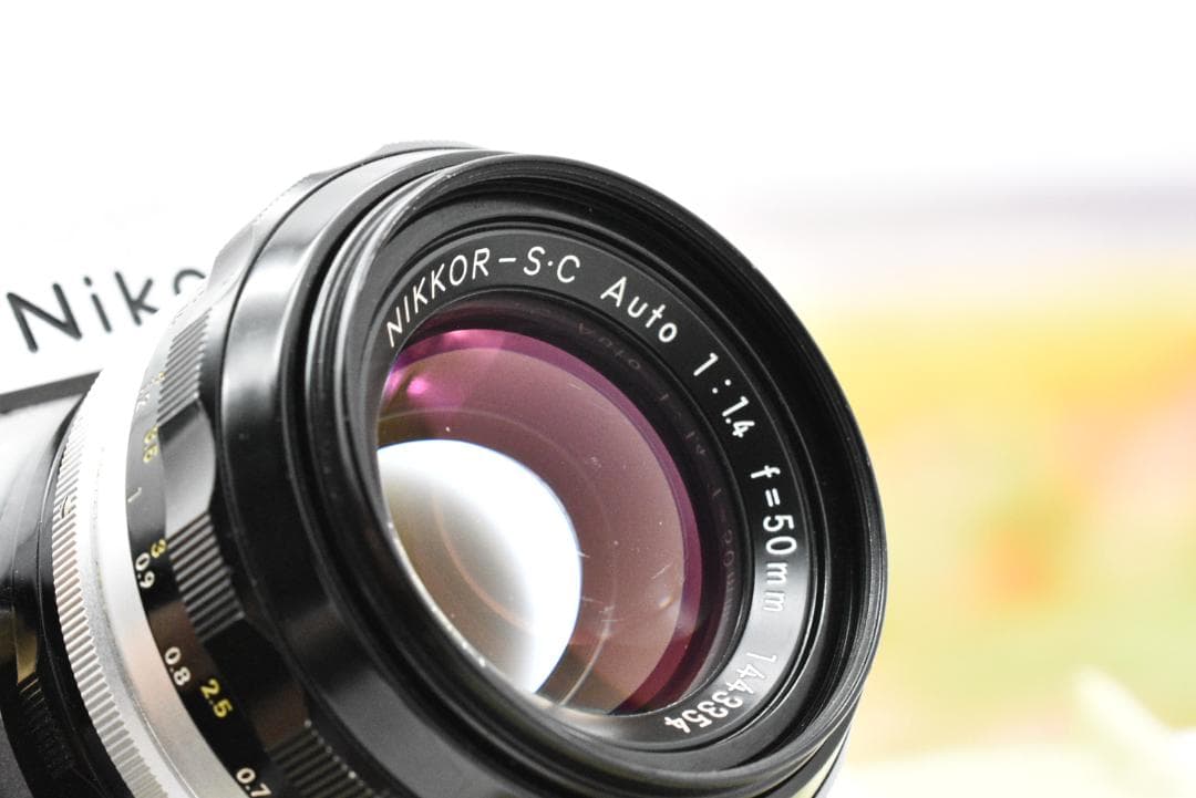 【整備済】ニコン Nikon F アイレベル 富士山 + 50mm F1.4