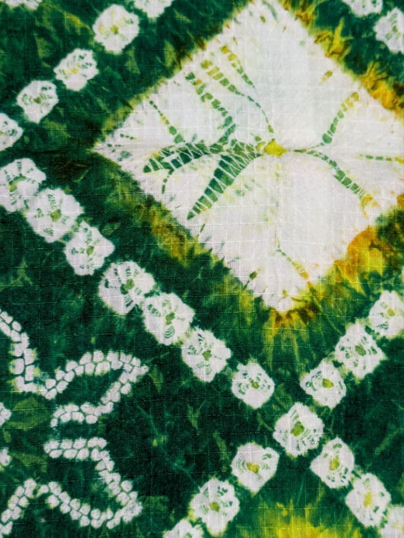 絞り浴衣　綿紅梅