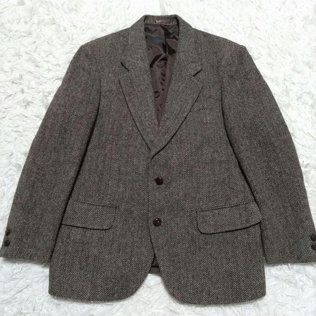 SPICE  ハリスツイード テーラードジャケット　ヘリンボーン