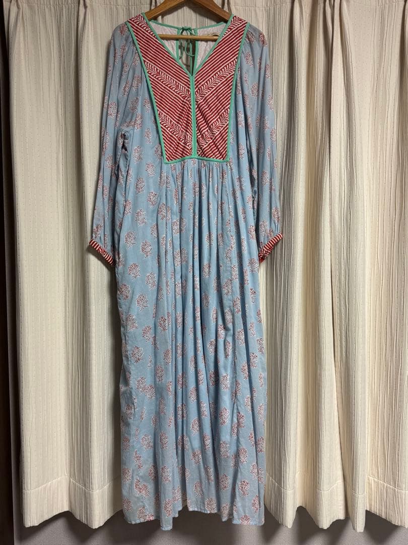 yasu36【ヌキテパ】Lotus Combi Print Dress