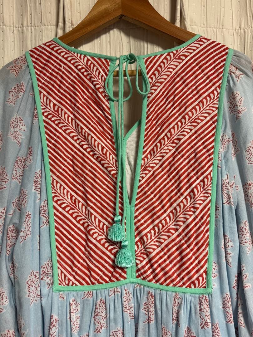 yasu36【ヌキテパ】Lotus Combi Print Dress