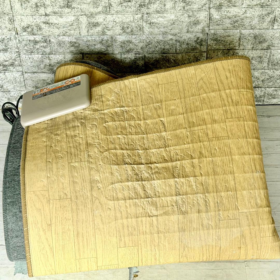 TEKNOS 木目フローリング調ホットカーペット 3畳相当タイプ