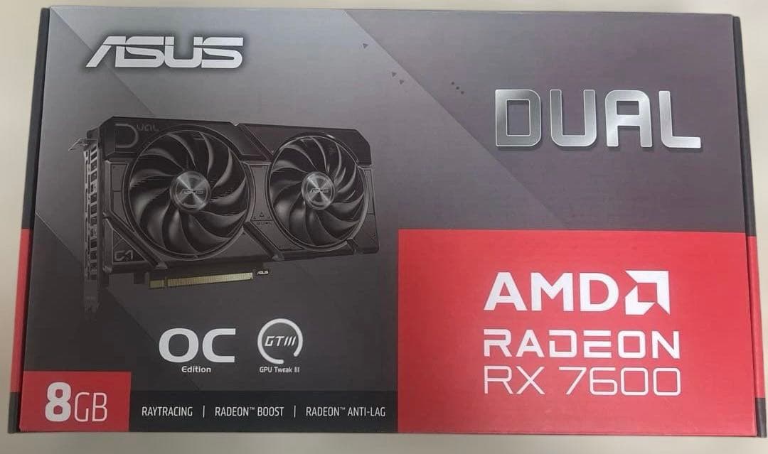 グラフィックボード・グラボ・ビデオカード Radeon RX 7600 OC 8GB