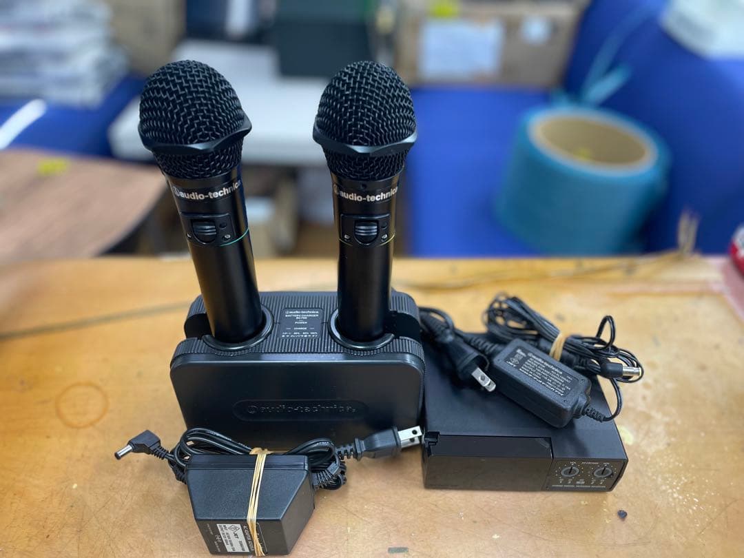 audio-technica ワイヤレスマイクセットCR7000+CLM7…