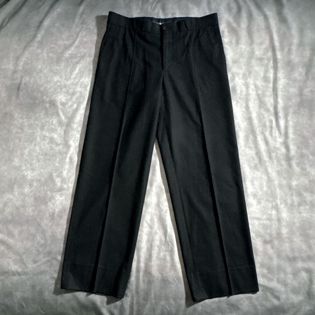 スーツ 90s giorgio armani wide slacks black 52