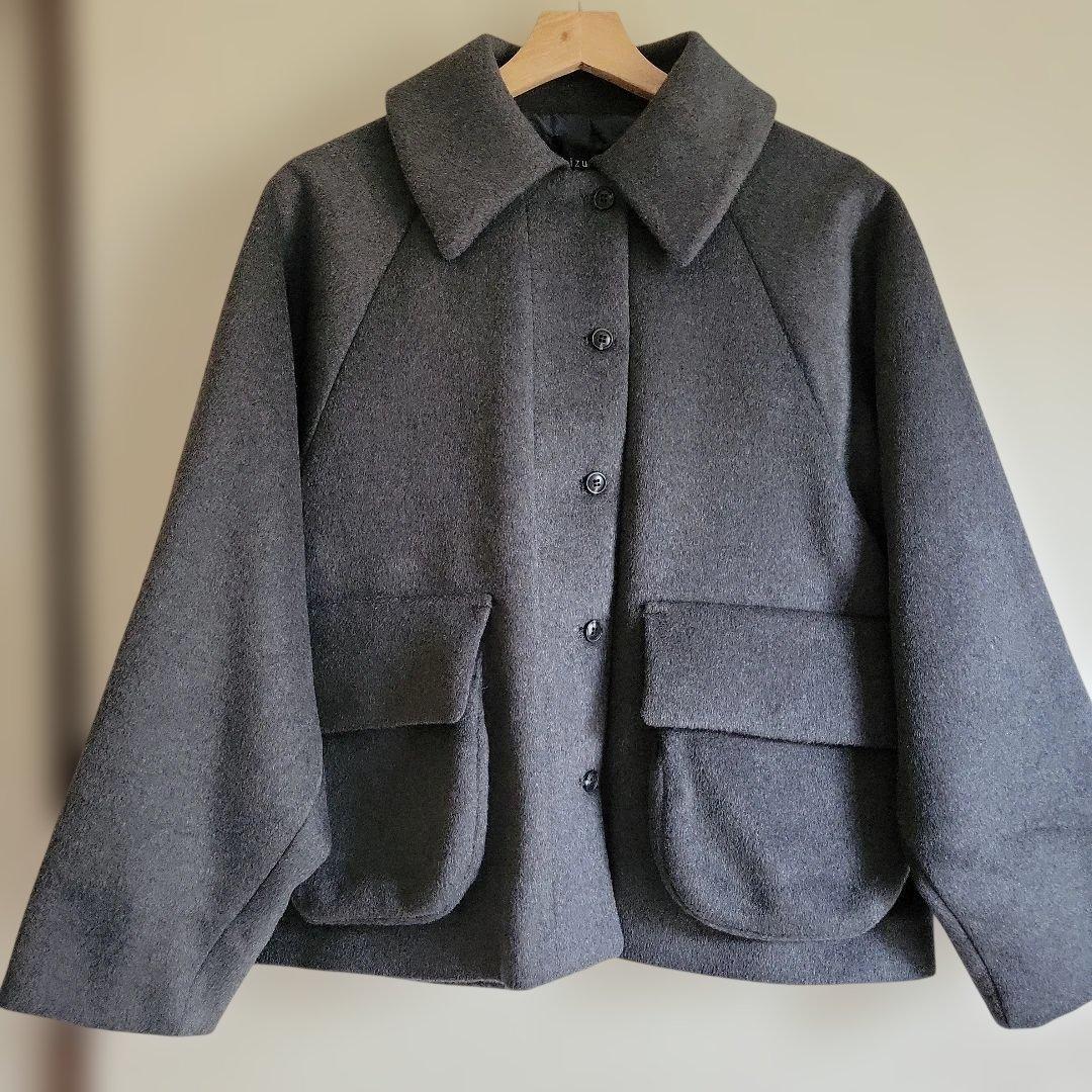 ミズイロインド　Woolショートコート 【新品、未使用】本日限り15,000円