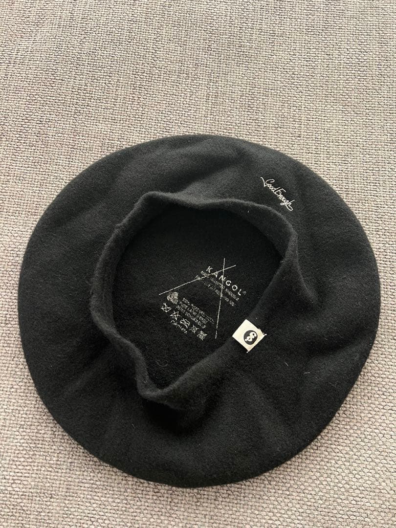 超希少90s初期GOODENOUGH×KANGOL 黒 ベレー帽 藤原ヒロシ