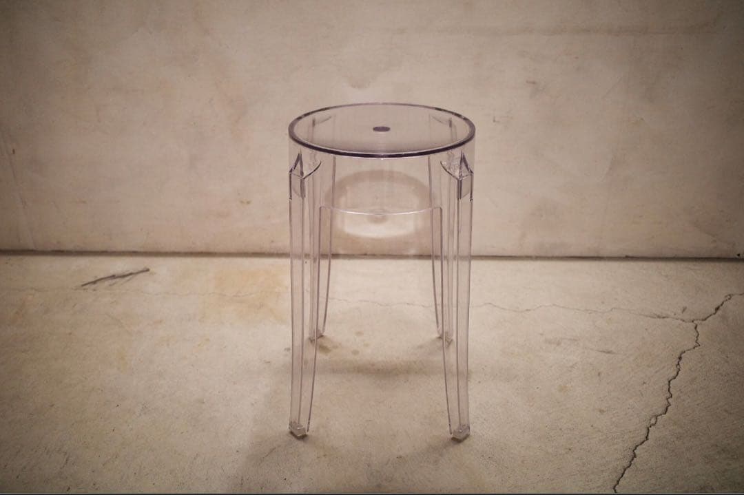 Kartell チャールズゴーストロー 透明 スツール【希少3脚セット】