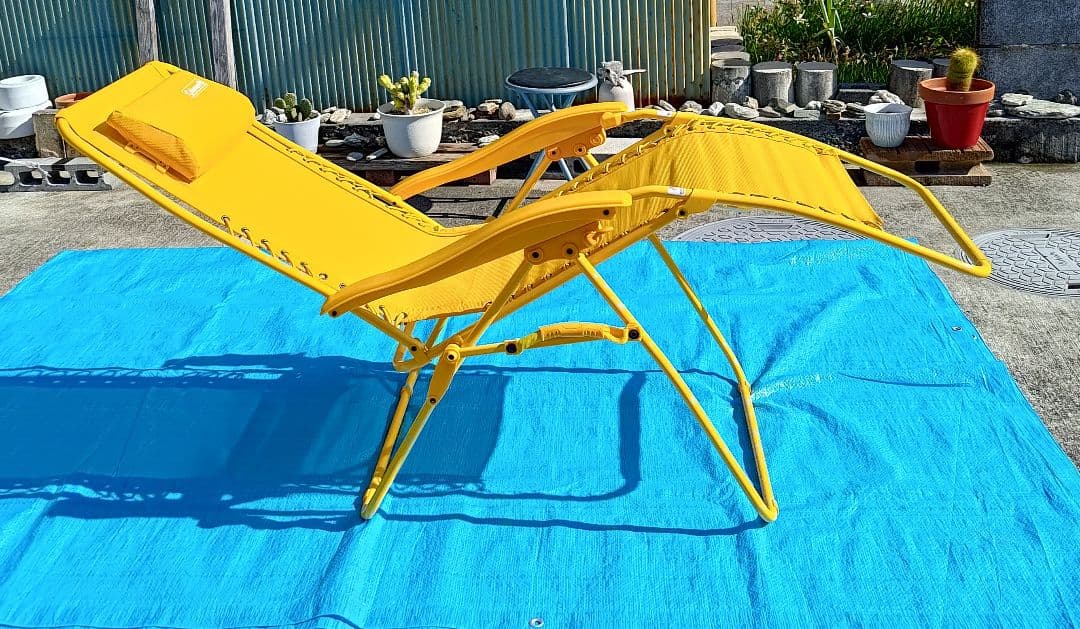 Coleman コールマン 椅子 インフィニティイエロー リクライニングチェア