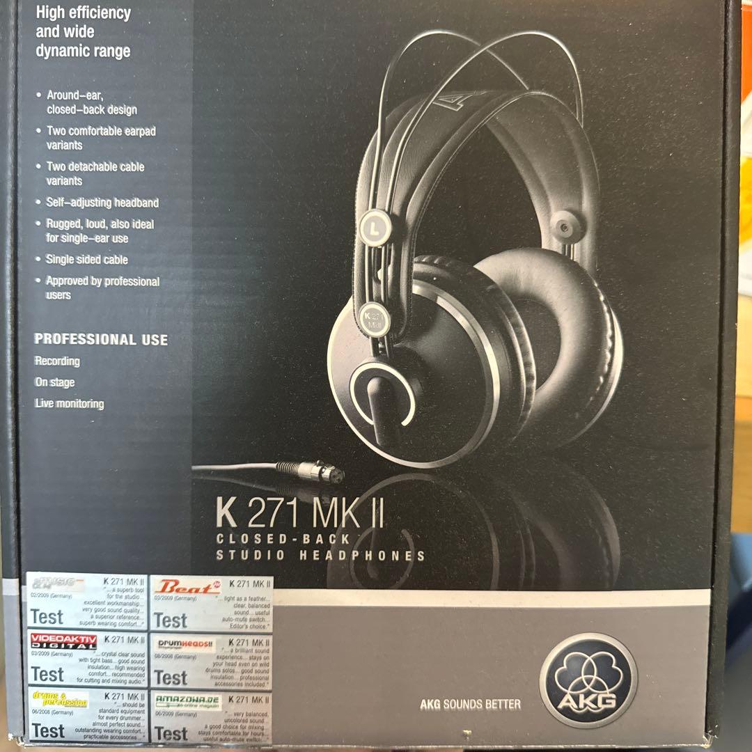 AKG ( アーカーゲー ) K271MK2 密閉型モニターヘッドホン