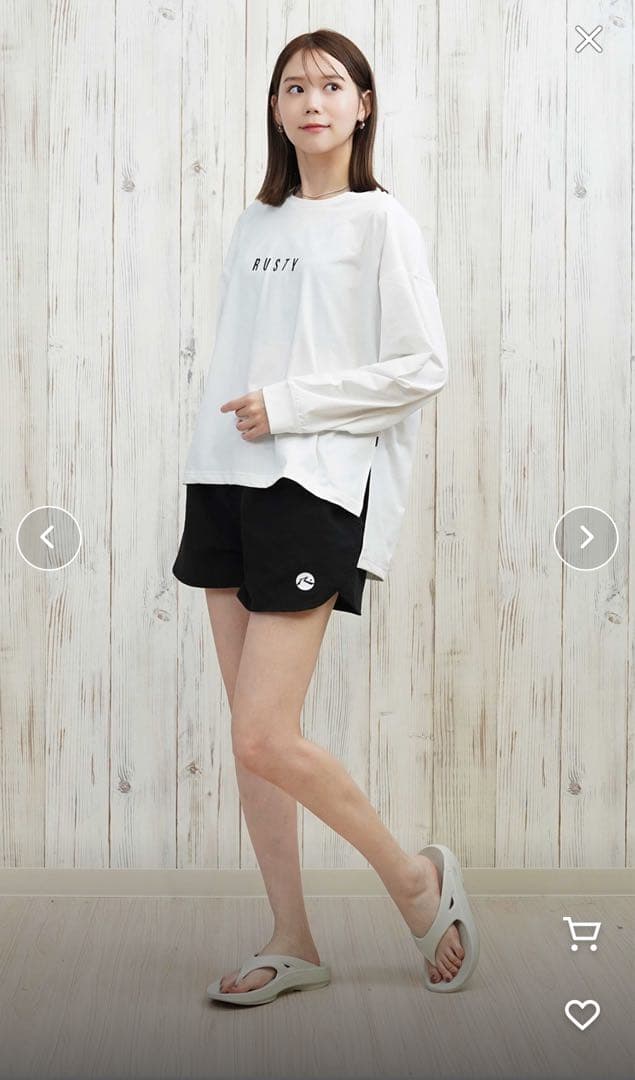 RUSTY/ラスティー 水着 4点セット 水陸両用 UVカット