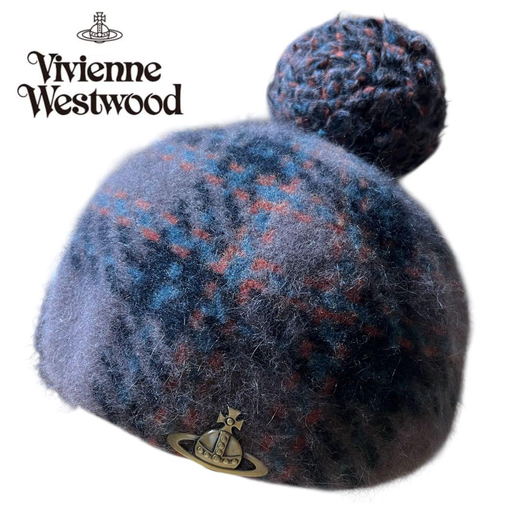 Vivienne Westwood ACCESSORIES アンゴラ混 ベレー帽