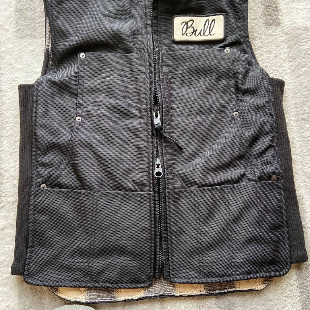 BULL ORIGINAL ダブルジップ コーデュラ ベスト Lサイズ