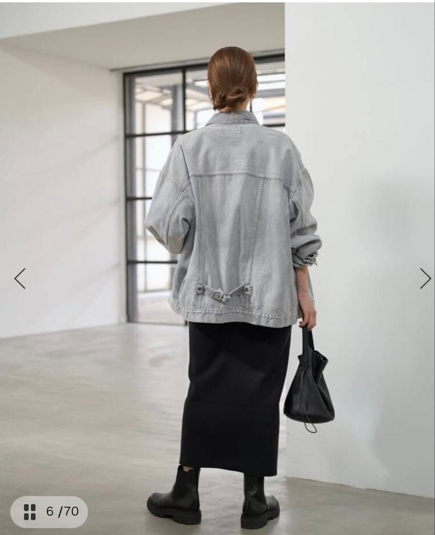 FRAMeWORK グレー デニムジャケット