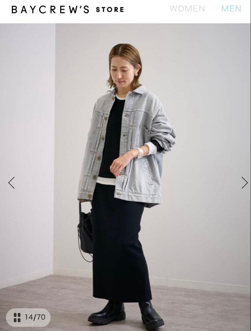 FRAMeWORK グレー デニムジャケット