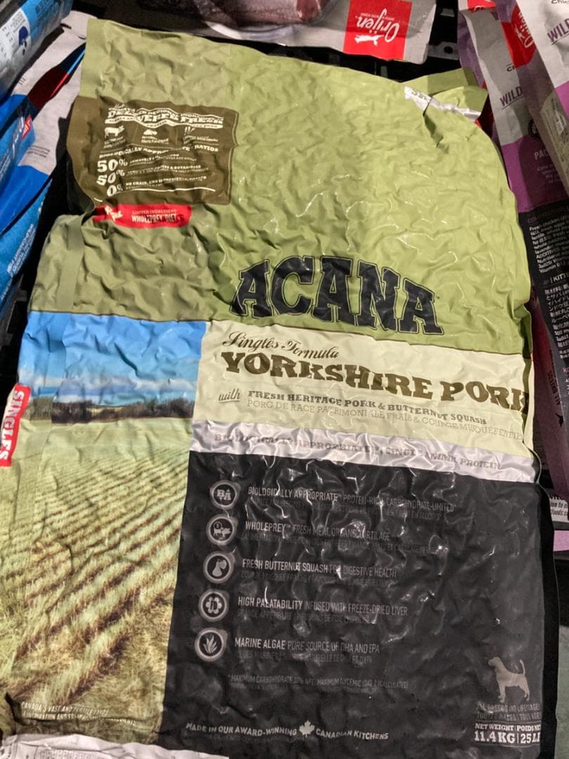 ACANA アカナ ドッグフード ヨークシャーポーク 国内正規品 11.4kg