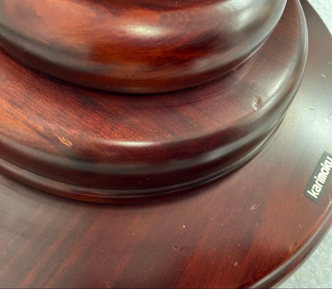 カリモク家具 karimoku ポールハンガー ラック　アンティーク　美品