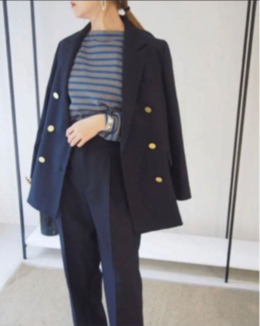 【ブラクトメント】 ダブルブレストテーラードジャケット 36