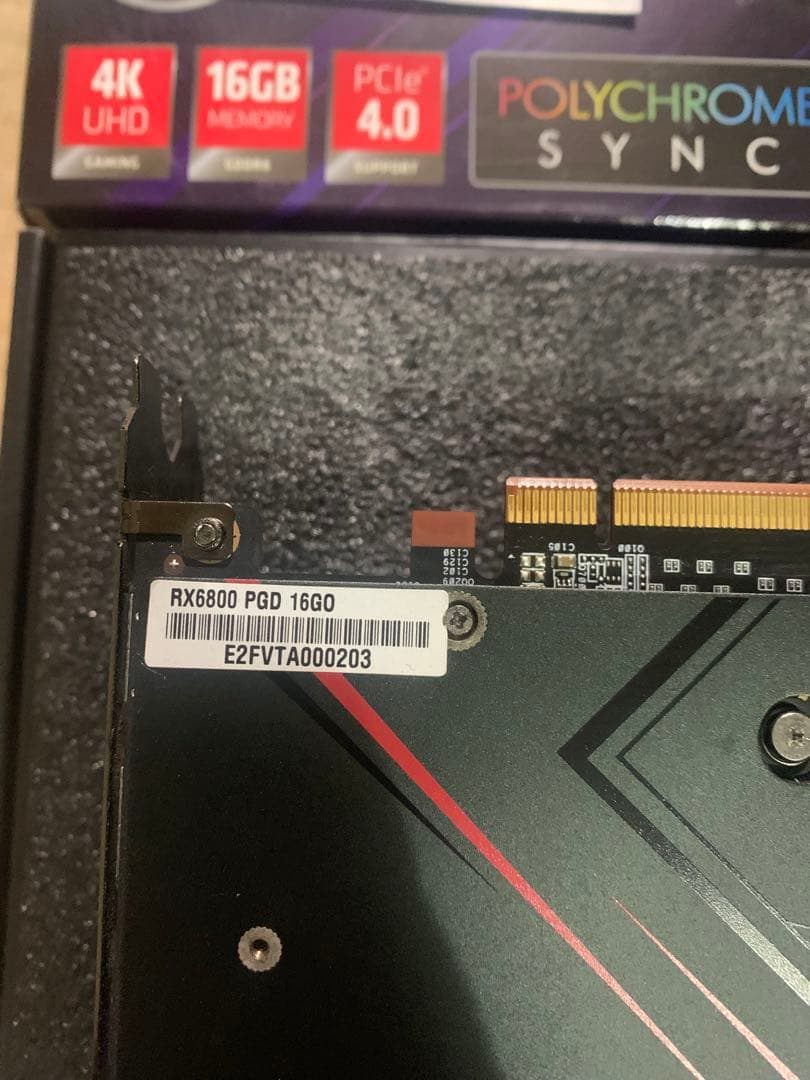 ASRock Radeon RX 6800 16GB グラフィックボード