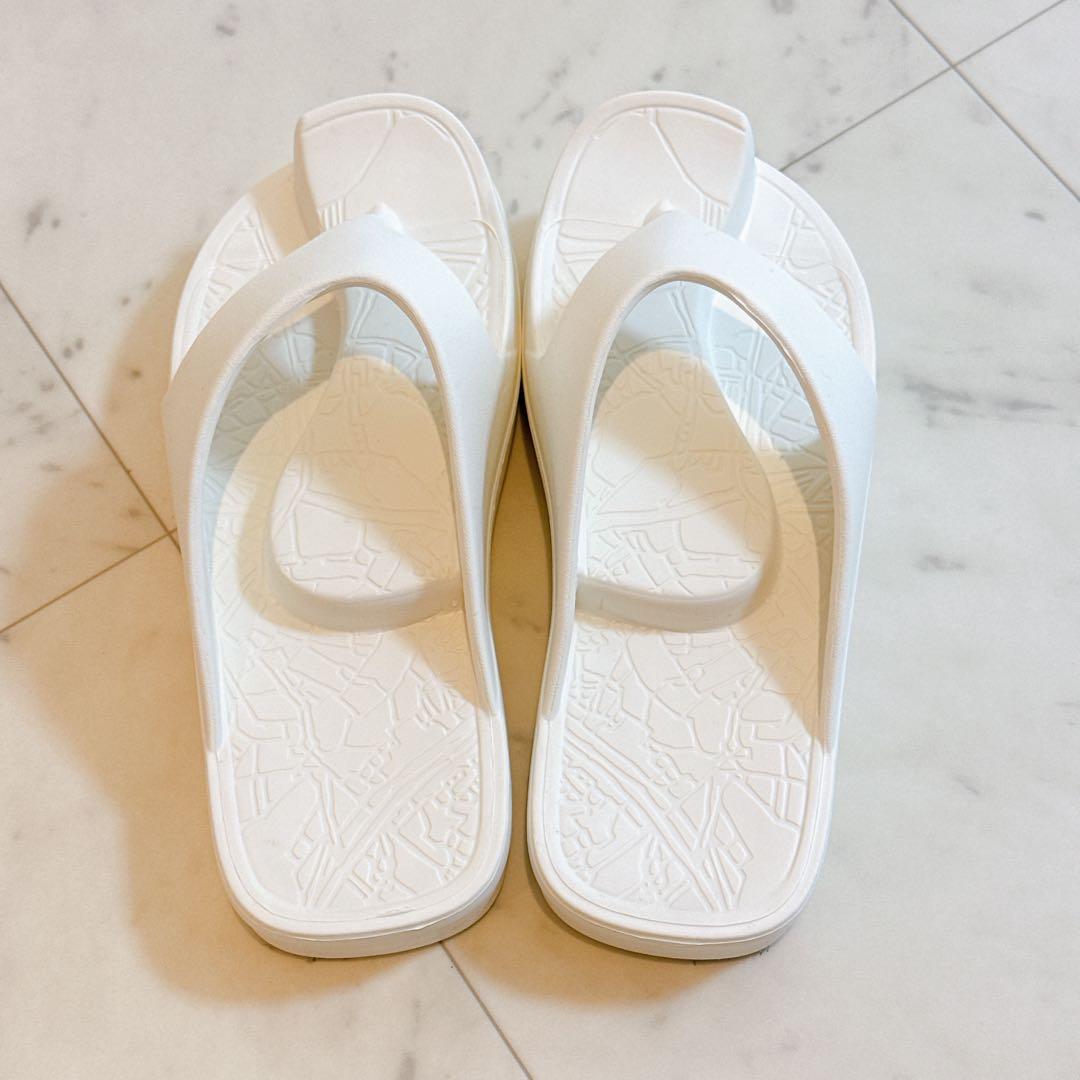 Racbaki ラクバキ イージーサンダル レディースM ホワイト 白