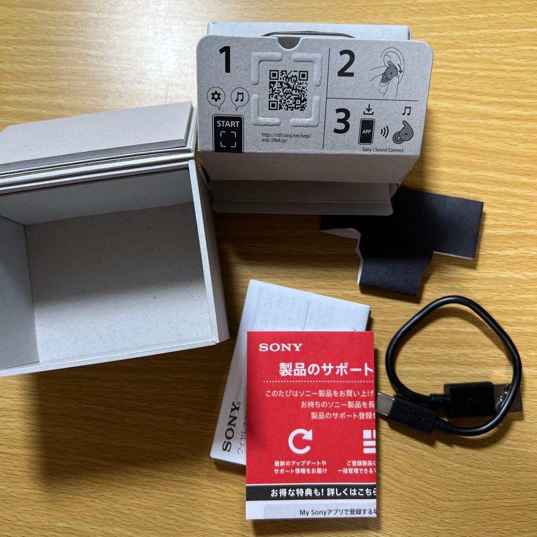 SONY LinkBuds Open ブラック 充電ケース付き