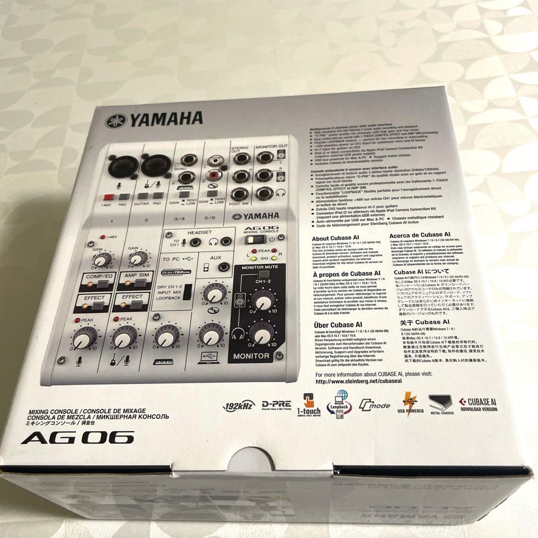 ヤマハ YAMAHA AG06 オーディオインターフェース