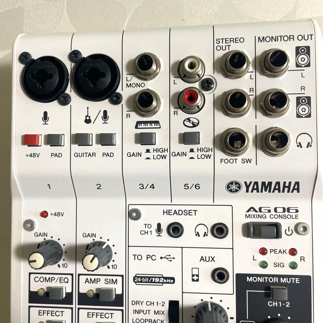 ヤマハ YAMAHA AG06 オーディオインターフェース